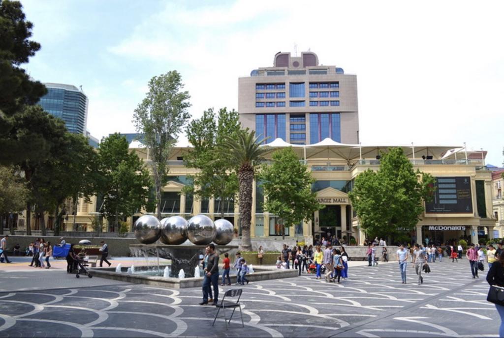 באקו Check-In Apartment Near Fountain Square Vidadi Str מראה חיצוני תמונה