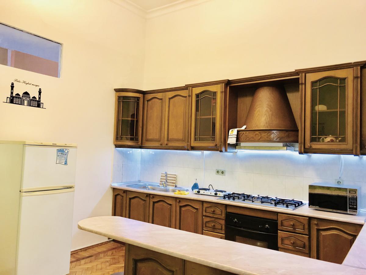 באקו Check-In Apartment Near Fountain Square Vidadi Str מראה חיצוני תמונה