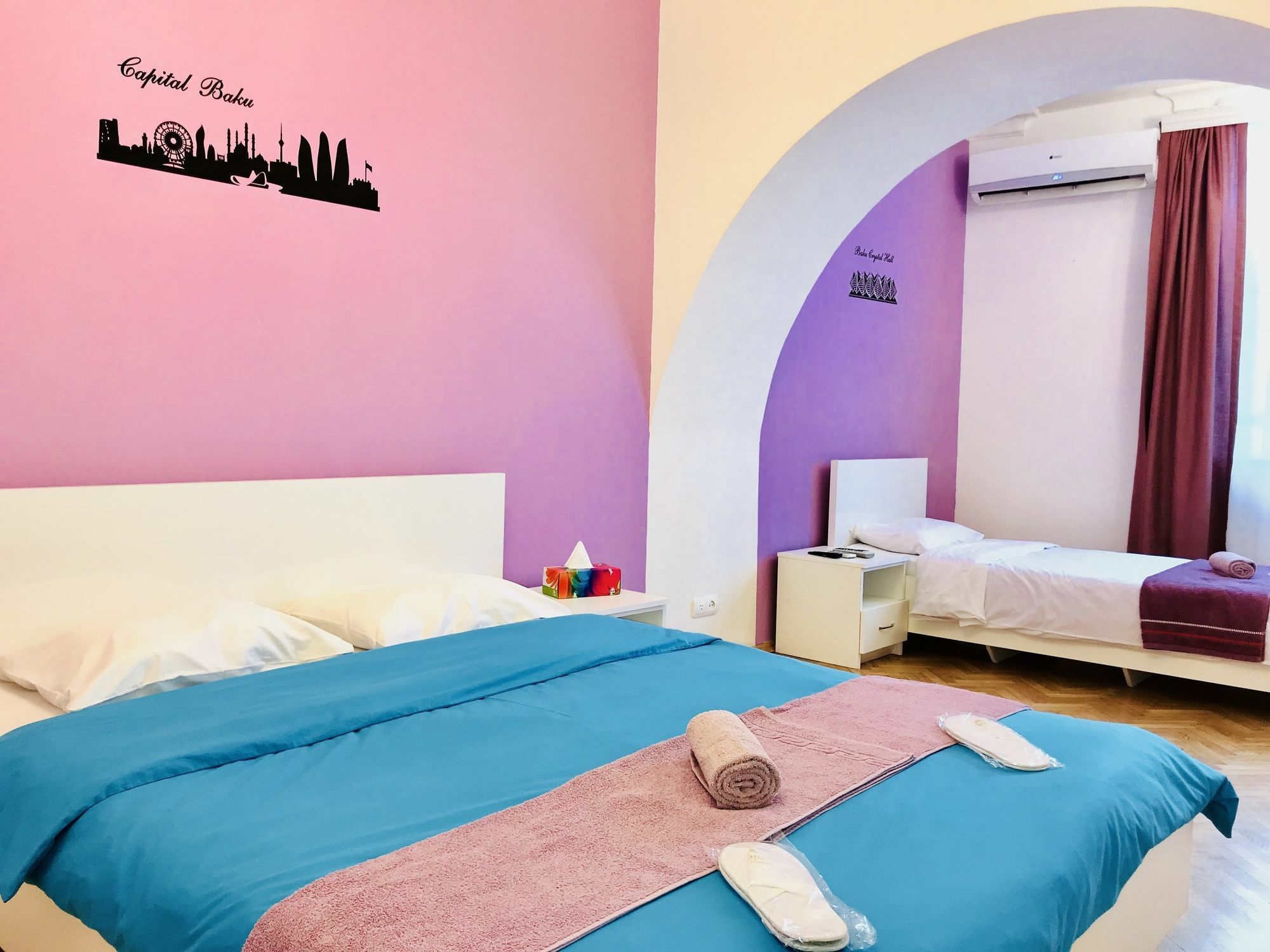 באקו Check-In Apartment Near Fountain Square Vidadi Str מראה חיצוני תמונה
