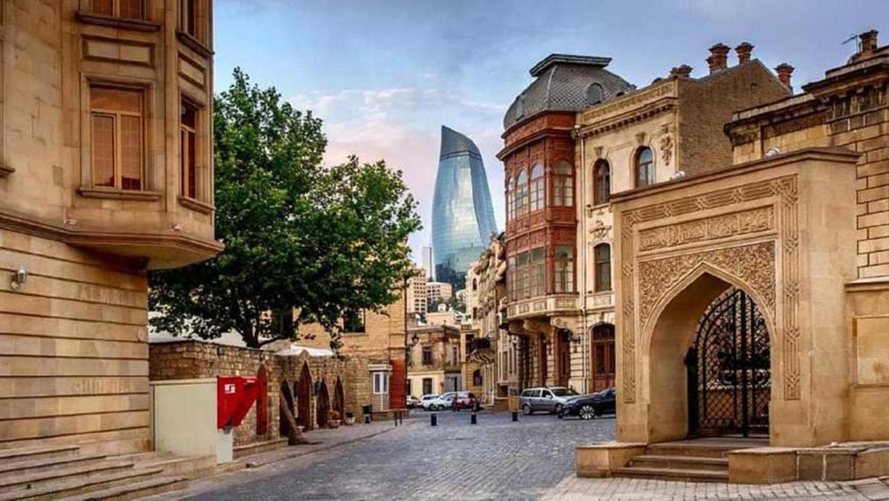 באקו Check-In Apartment Near Fountain Square Vidadi Str מראה חיצוני תמונה