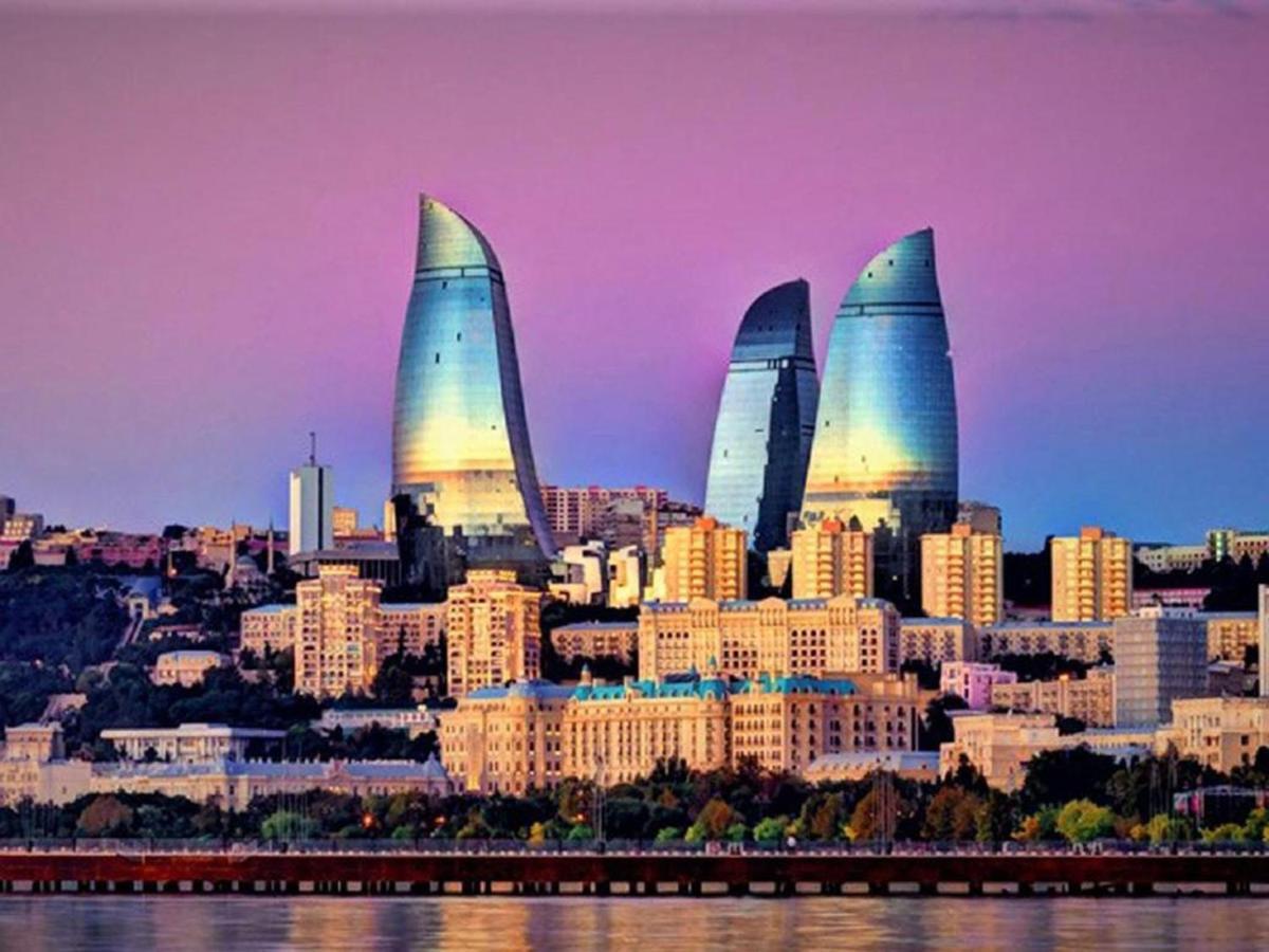 באקו Check-In Apartment Near Fountain Square Vidadi Str מראה חיצוני תמונה